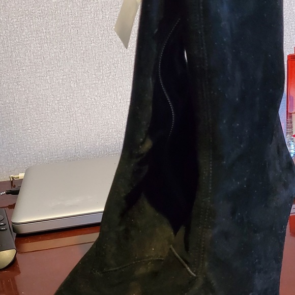 Nine west black leather bootie zipper - Picture 10 of 11